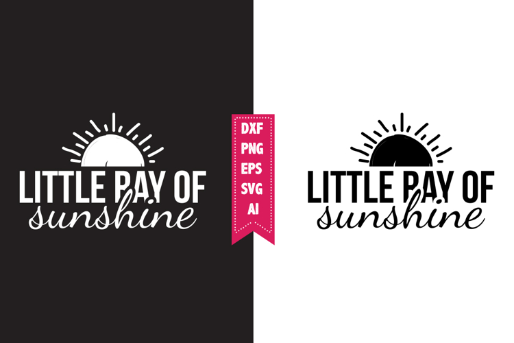 Little Ray of Sunshine Svg, Motivation Svg Designs