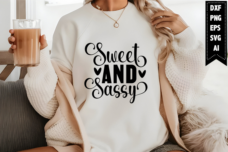 Sweet and Sassy Svg example image 1
