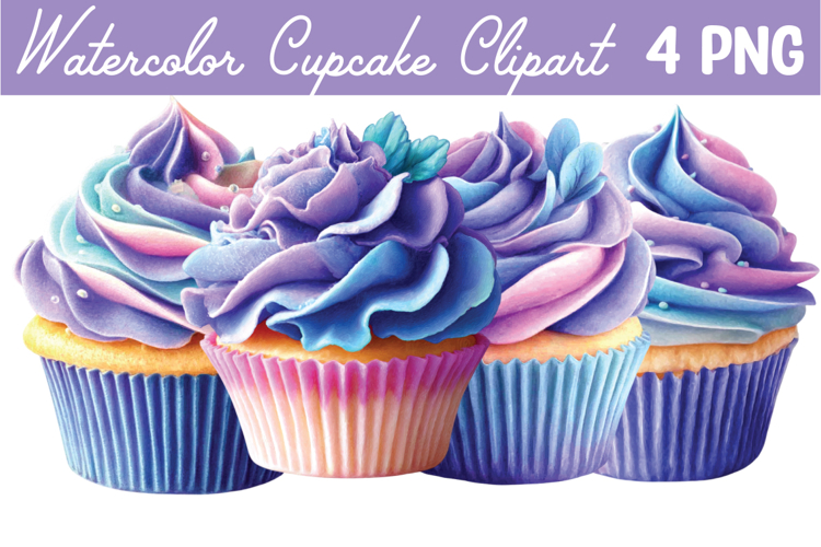 Birthday Cupcake Clipart Image 8