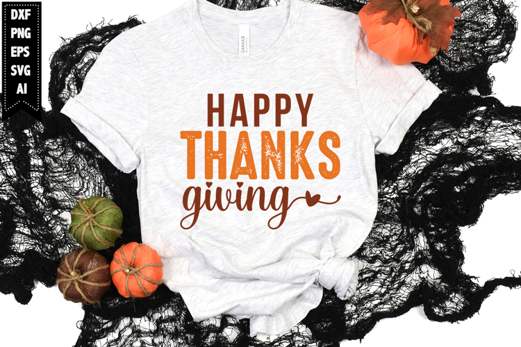 Happy Thanksgiving Svg, Autumn Svg, Fall Svg Designs
