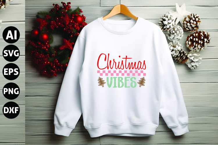 Christmas Vibes Svg, Funny Christmas Svg