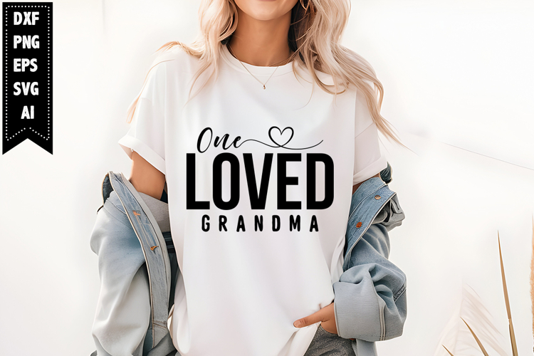 One Loved Grandma Svg, Grandma Svg Designs