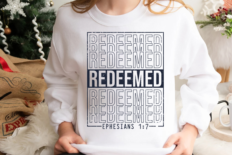 Redeemed Ephesians 1:7 SVG Svg Cut Files Creative Art
