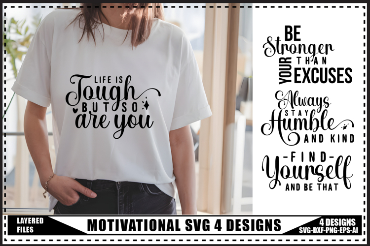 Motivation Svg 4 Designs, Self Love Motivational Svg Designs