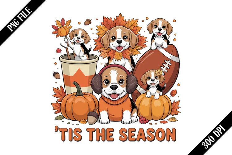 Fall Snoopy Thanksgiving PNG Designs