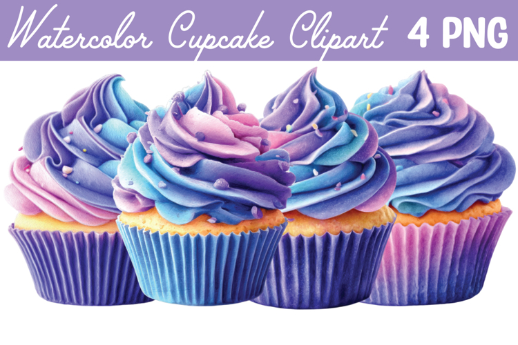 Birthday Cupcake Clipart Image 9