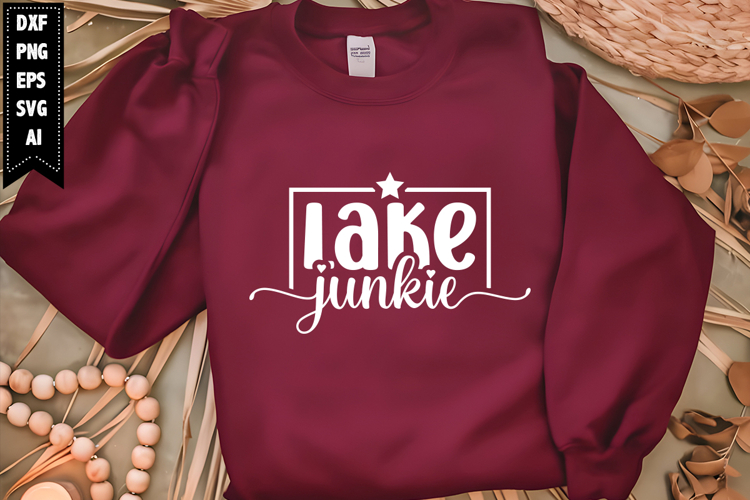 Lake Junkie Svg, Vacation Svg Designs