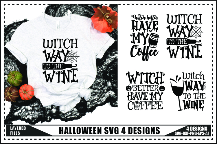 Halloween Svg 4 Designs, Halloween Ghost Trendy Svg Designs