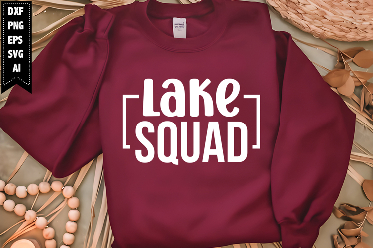 Lake Squad Svg, Vacation Svg Designs