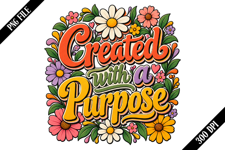 created with a purpose PNG Designs