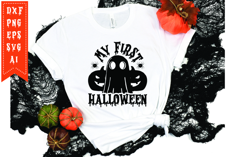 My First Halloween Svg, Halloween Svg, Funny Ghost Svg