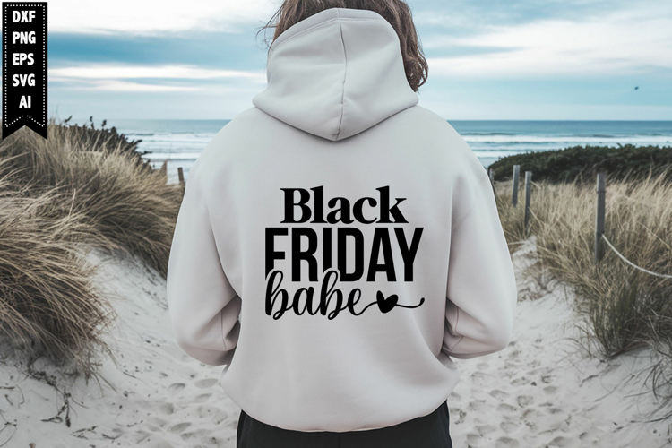 Black Friday Babe Svg, Black Friday Svg Designs