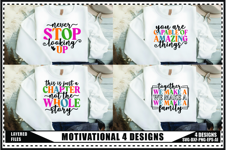 Motivation Svg 4 Designs