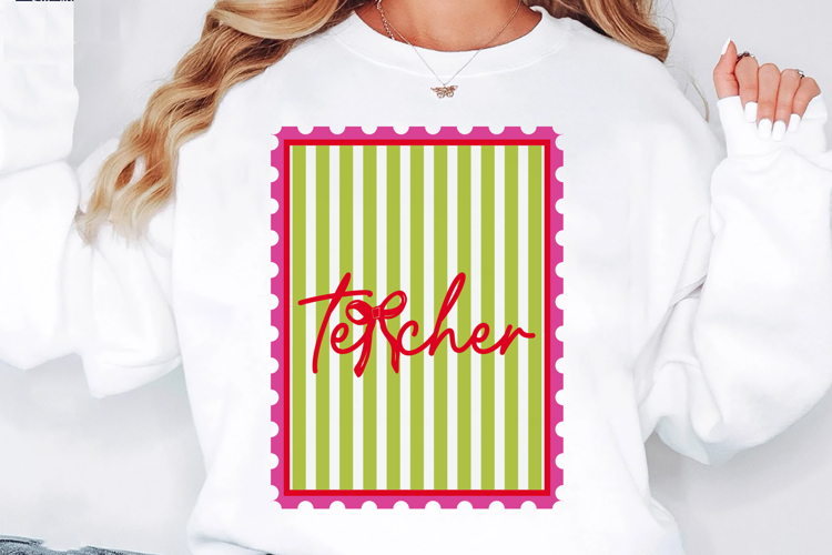 Bow Teacher Svg, Coquette Teach Svg PNG