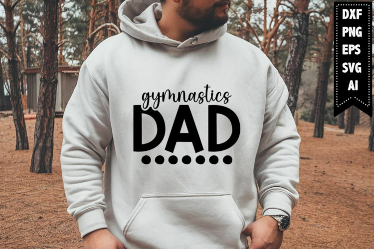 Gymnastics Dad Svg, Daddy Svg Designs