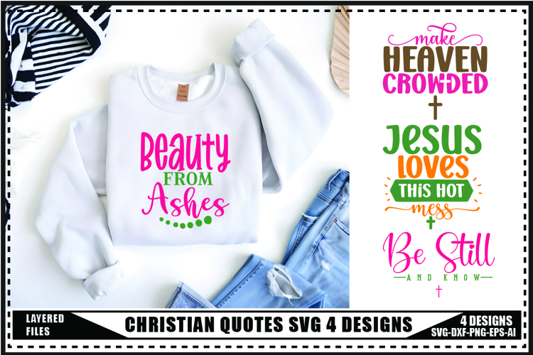 Christian Svg 4 Designs, Religious Svg, Jesus God Svg