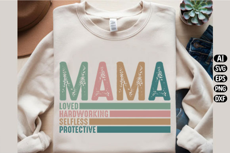 Retro Mama Svg Design