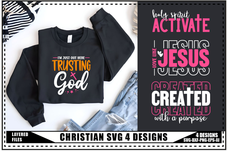 Christian Svg 4 Designs, Religious Svg
