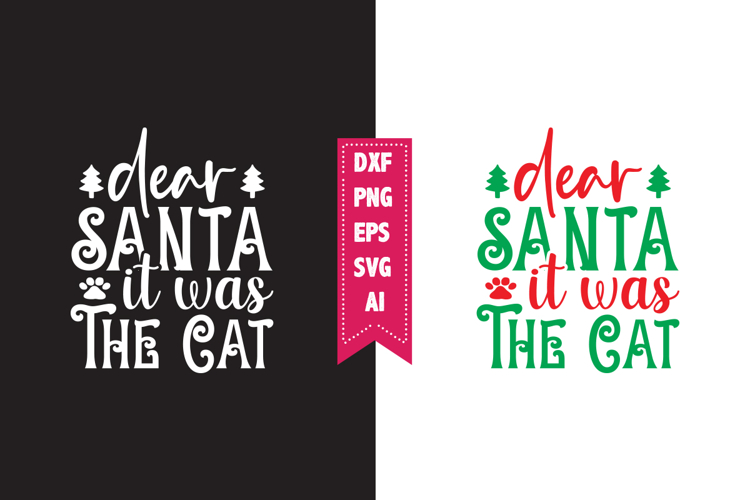 Cat Christmas Svg Image 21