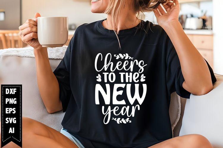 Cheers to the New Year Svg, New Year Svg Designs