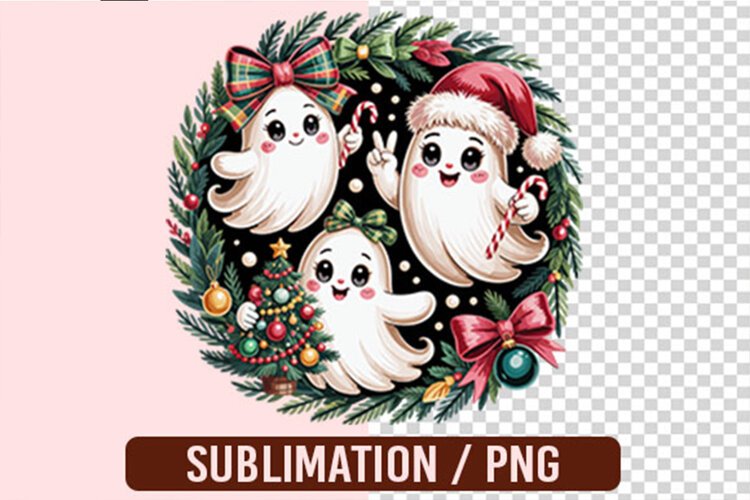 Preppy Spooky Holiday Sublimation example image 1