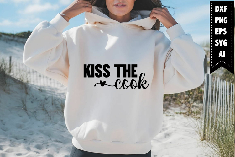 Kiss the Cook Svg, Kitchen Svg Designs