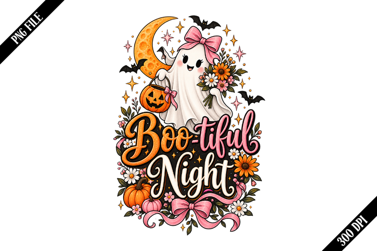 Boo-tiful Night Png Designs
