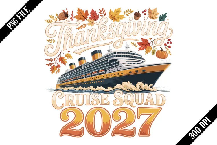 Family Thanksgiving Cruise PNG Designs