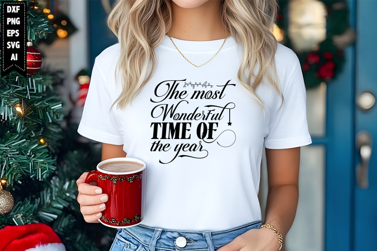 The most wonderful time of the year Svg, Christmas Svg, Xmas