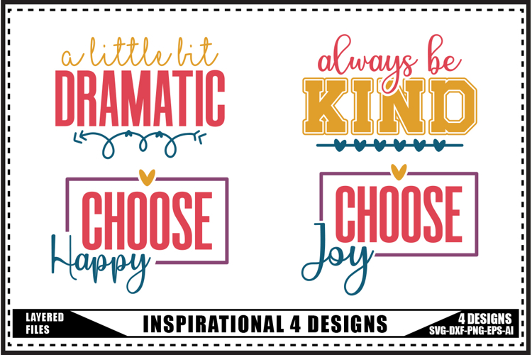 Motivation Svg 4 Designs, Self Love Motivation Svg