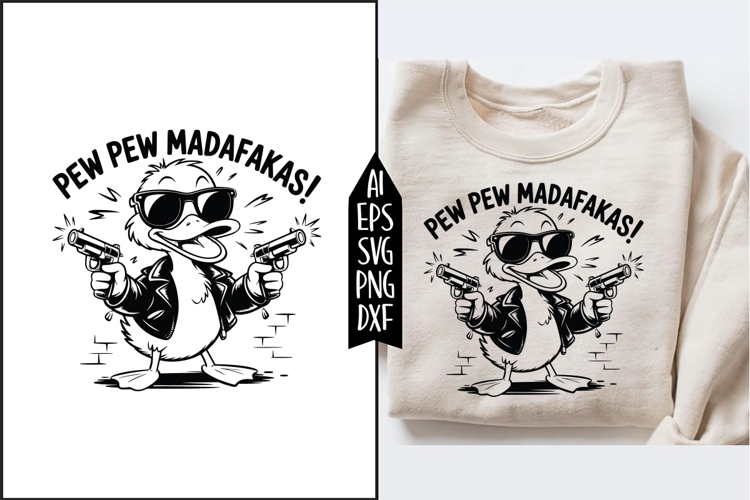 Pew Pew MADAFAKAS Svg Designs