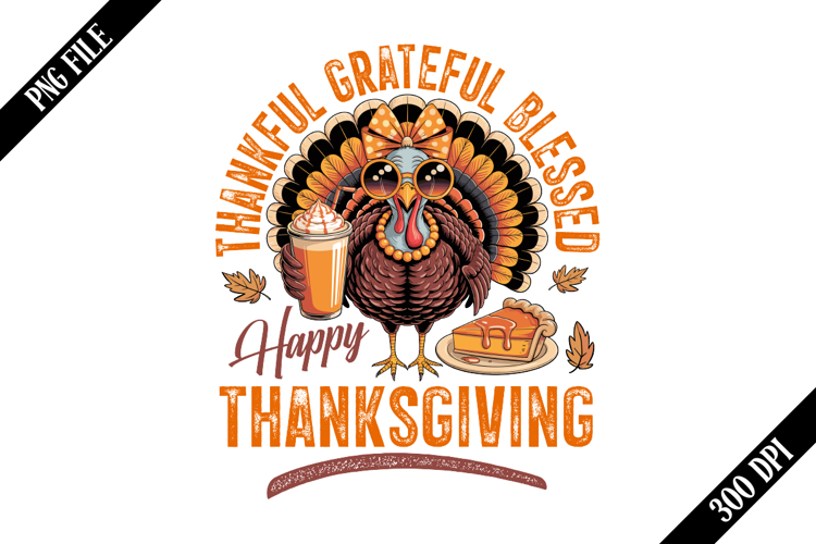 Happy Thanksgiving Funny Turkey PNG Designs