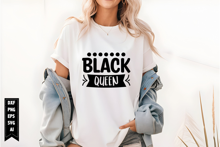 Black Queen Svg, Black Girl Svg