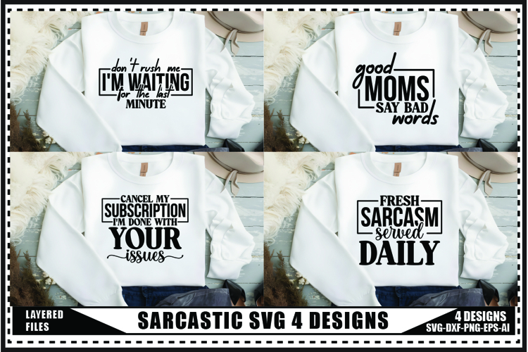 Sarcastic Quotes Svg Image 24