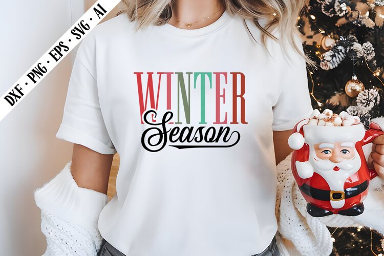 Winter Season Svg, Christmas Svg Designs example image 1