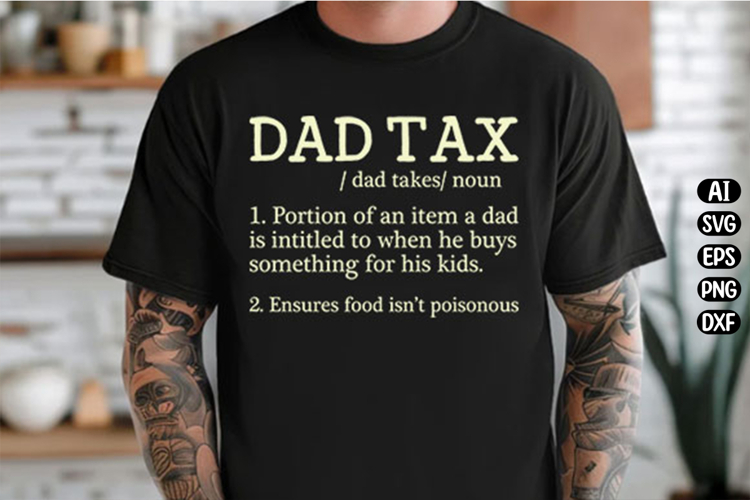 Dad Definition Tee Fathers Day Svg Design