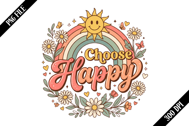Choose Happy PNG Designs