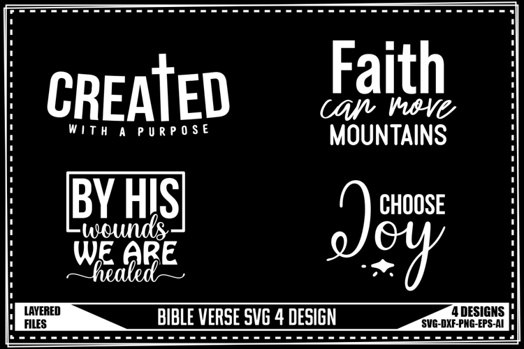 Christian Svg 4 Designs, Religious Svg, God Svg