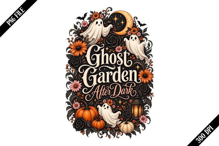 Ghost garden after dark Png Designs