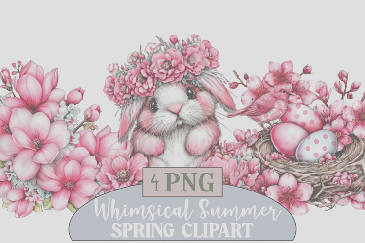 whimsical Summer Spring clipart Png
