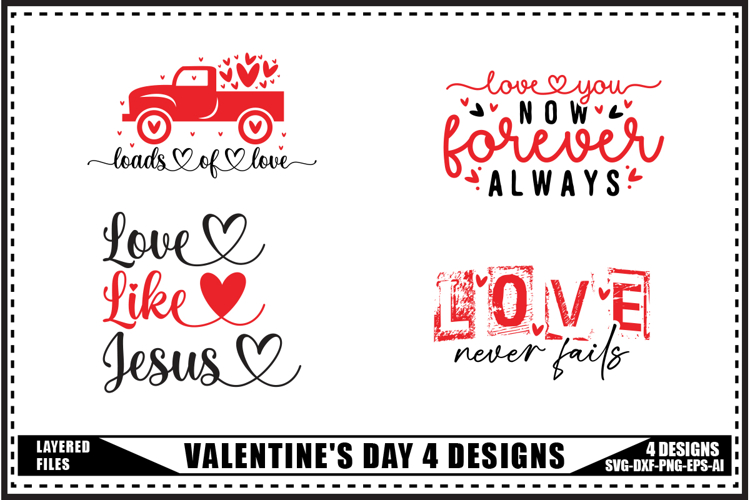 Funny Valentines Day Svg 4 Designs