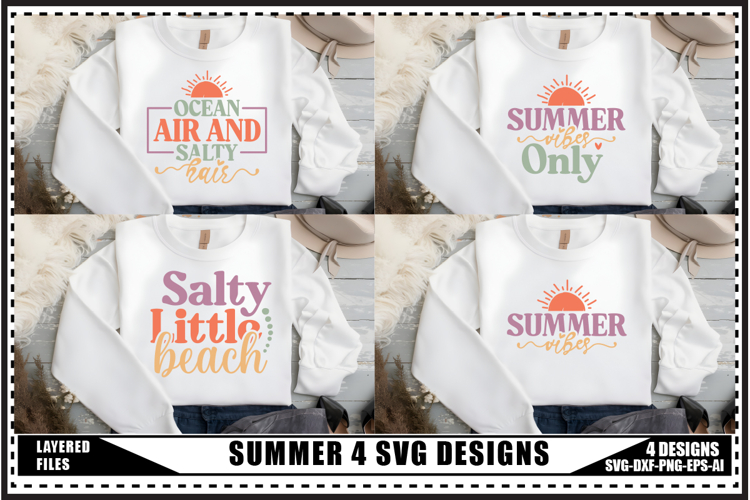 Summer Svg 4 Designs