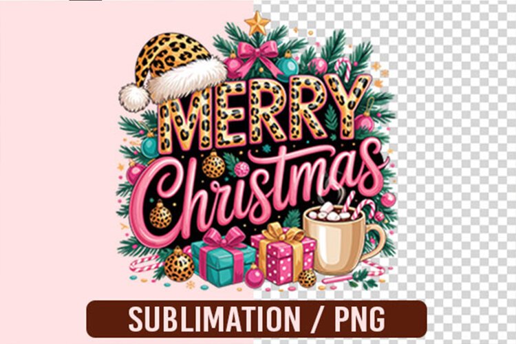 Girly Leopard Holiday PNG Designs example image 1