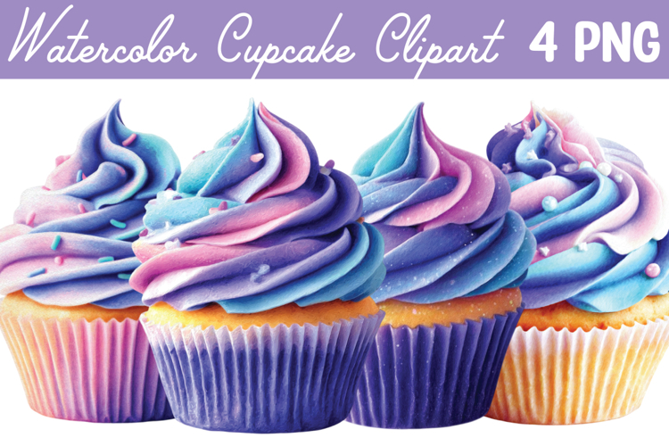 Birthday Cupcake Clipart Image 7