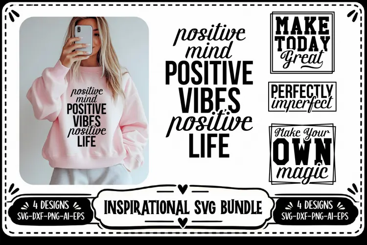 Inspirational Quotes Svg 4 Design