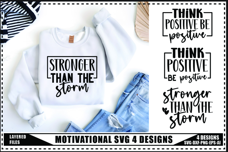 Motivation Svg 4 Designs, Self Love Motivation Svg