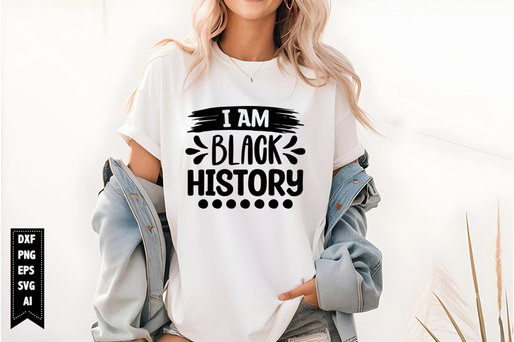 I Am Black History Svg, Black Girl Svg