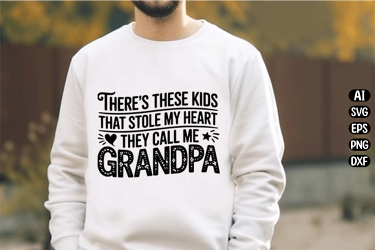 They Call Me Grandpa - Fathers Day Svg Design