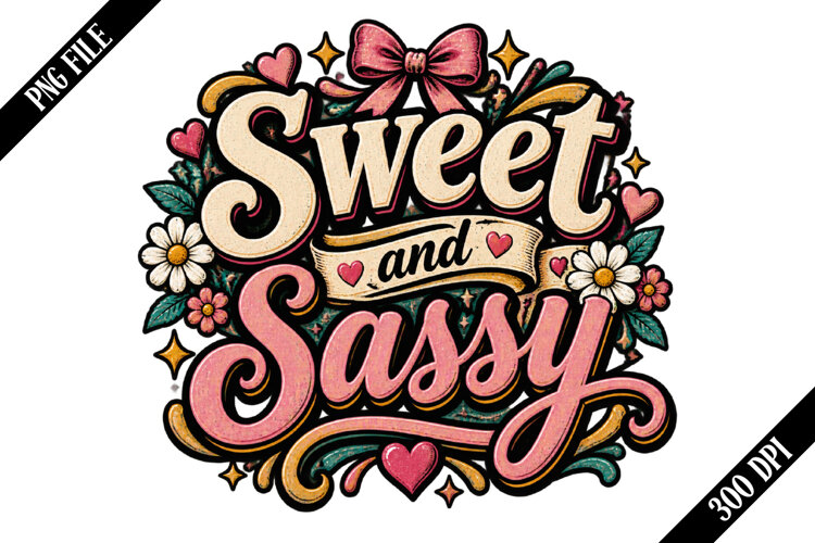 Sweet and Sassy PNG Designs example image 1