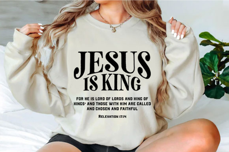 Jesus Is King Svg Design